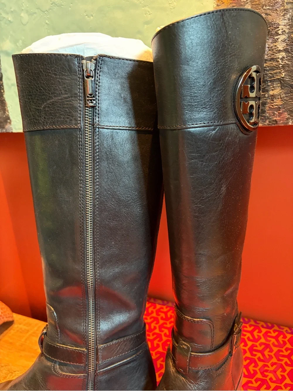 Tory Burch Patterson Riding Boots